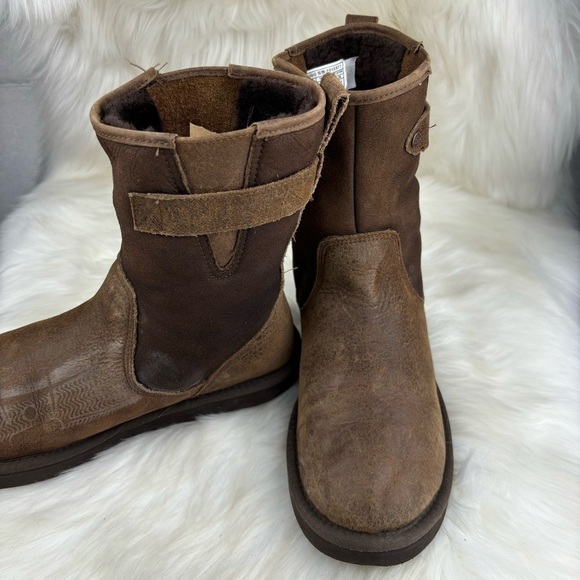 UGG GUTHRIE BIKER BOOTS SIZE 8 - Picture 10 of 12